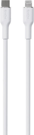 Puro USB-C to Lightning Cable 20W Λευκό 1.5m
