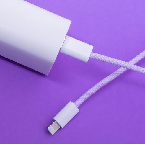 Maxlife Geflochten USB-C zu Lightning Kabel 20W Lila 1m (MXUC-06)