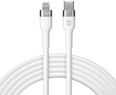 Forever USB-C to Lightning Cable 20W Λευκό 2m