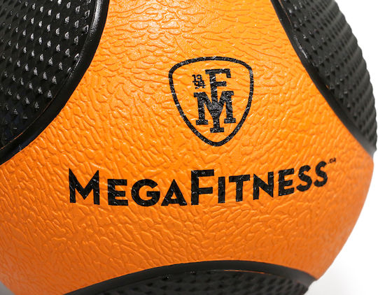 MegaFitness Μπάλα Medicine 22cm , 3kg σε Μαύρο Χρώμα