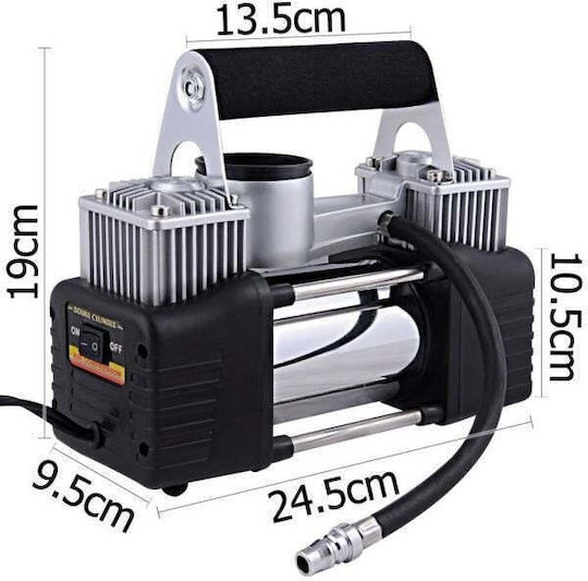 Pompă Auto 200PSI cu cablu 12V