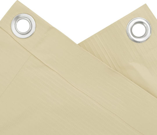 vidaXL Shade Divider Beige in Roll with PVC Coating 0.9x5m