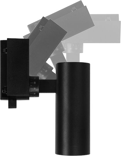 GloboStar Monos LED Alb Cald Spot în Culoare Negru