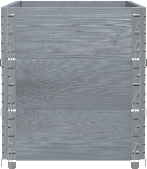 vidaXL Pallet Collar 100cmx50cmx60.5cm 3pcs