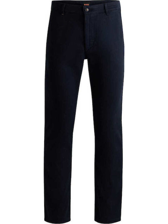 Hose Chino in Schlanker Passform Marineblau