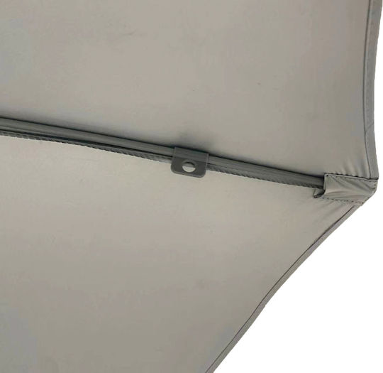 Hupa Ostria V2 Beach Umbrella Diameter 2m with UV Protection and Air Duct Khaki