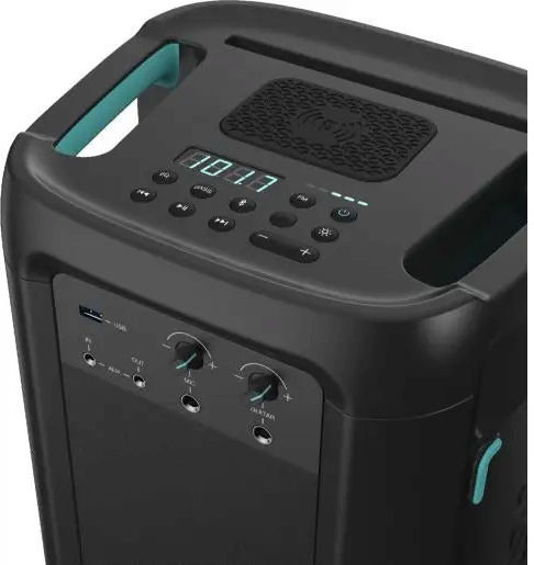 Hisense Караоке Система с Безжични Микрофони и Светлинни Ефекти Party Rocker One Plus HP110 Черен