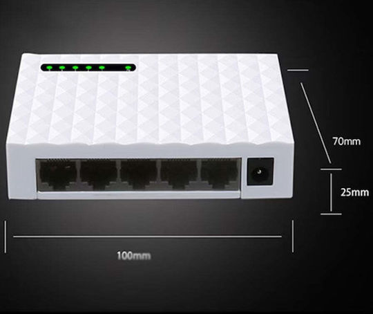 Andowl JH01 Negestionat L2 Switch cu 5 Porturi Gigabit (1Gbps) Ethernet