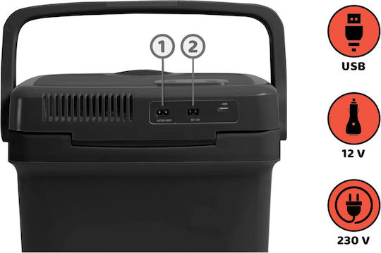 Berdsen Tragbares Kühlschrank 32lt 12V Schwarzes