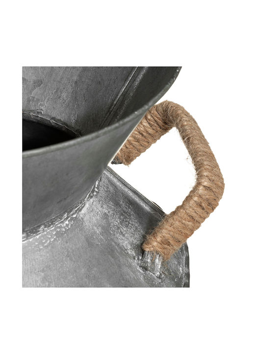 Atmosphera Garden Edition Plastic Flower Pot A-s Zinc