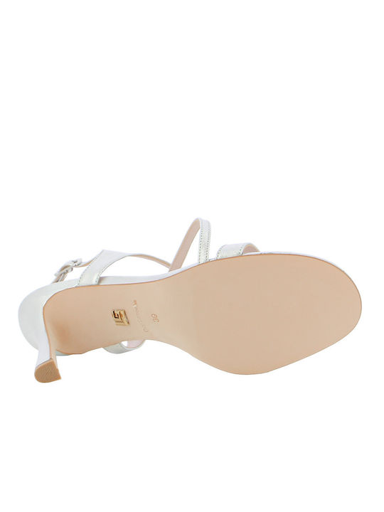 Leather Women's Sandals Silver