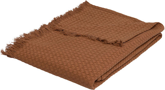 Atmosphera Widdy Cuvertură Pentru Canapea De Fotoliu Jacquard 130x180cm Terracotta
