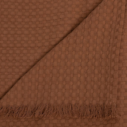 Atmosphera Widdy Cuvertură Pentru Canapea De Fotoliu Jacquard 130x180cm Terracotta