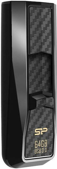 Silicon Power Blaze B50 256GB USB 3.1 Stick Μαύρο