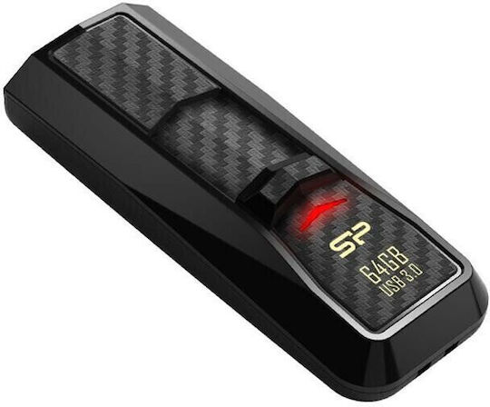 Silicon Power Blaze B50 256GB USB 3.1 Stick Μαύρο