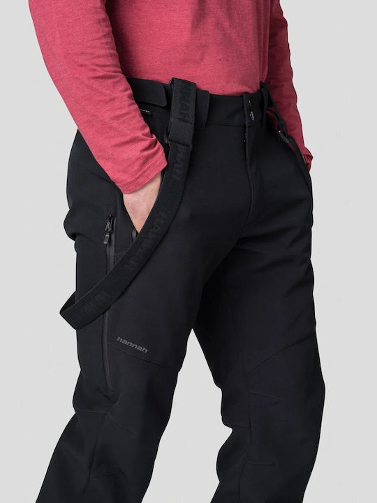 Hannah Ανδρικό Παντελόνι Σκι & Snowboard Soft Shell Γκρι