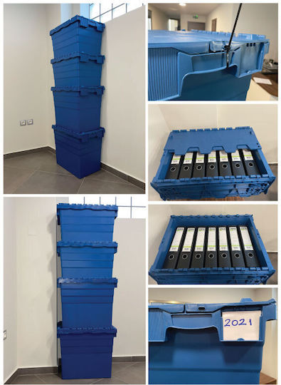 Green City International Plastic Storage Box with Lid 66lt