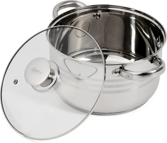 Heinner Myra Deep Stainless Steel Pot 4.5lt / 22cm