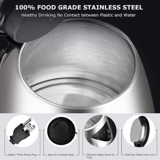 Reisekessel 2Es 1500W Silber