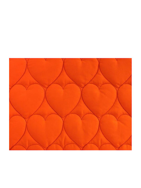 Bleecker & Love Toiletry Bag Hearts in Orange color