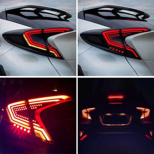 Carner Toyota C-HR 2016-2019 LED Taillights Set 2 Pieces
