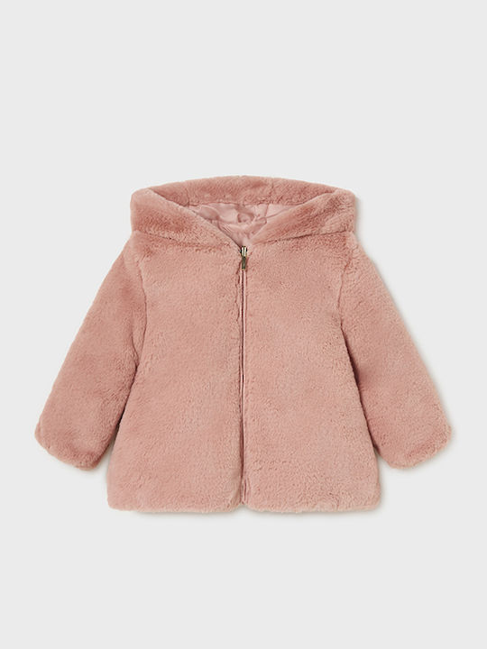 Kinder Freizeitjacke Beidseitig mit Kapuze Blush