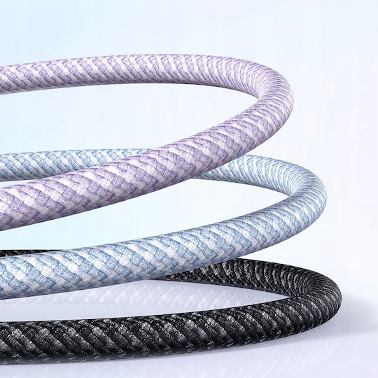 Mcdodo Braided USB-A to Lightning Cable Μωβ 1.2m (CA-3642)