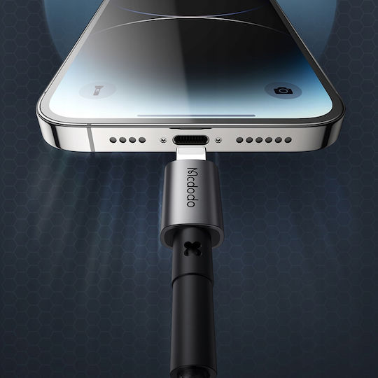 Mcdodo Geflochten USB-C zu Lightning Kabel 36W Schwarz 1.2m (CA-2850)