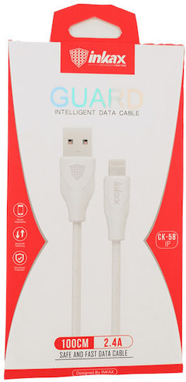 Inkax USB-A zu Lightning Kabel Weiß 1m (CK-58-IP)