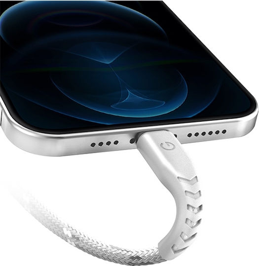 Energea C94 Braided USB-C to Lightning Cable White 1.5m