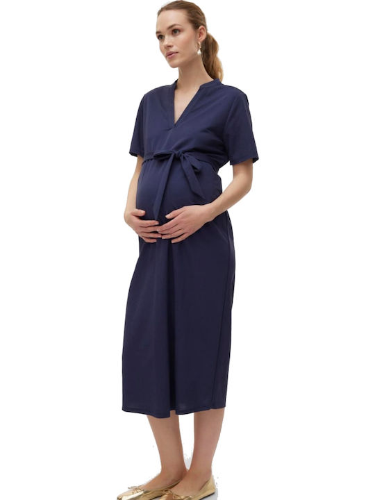Maternity Dress Jenny Navy Blue