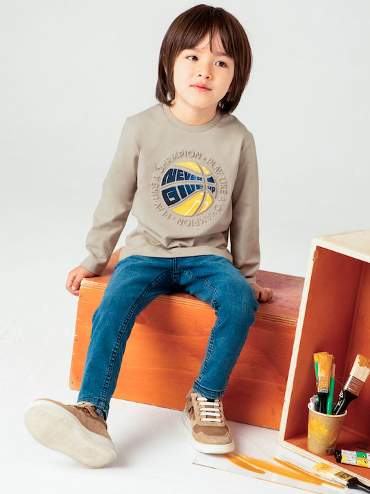 Mayoral Kids' Blouse Long Sleeve mustard