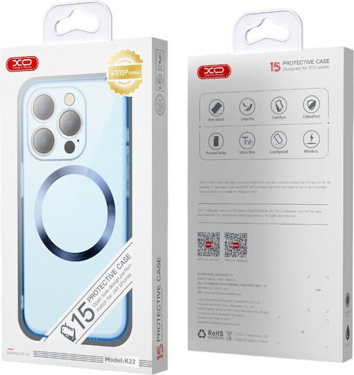 XO K22 Задна корица Силикон Розов (iPhone15 Pro Max)