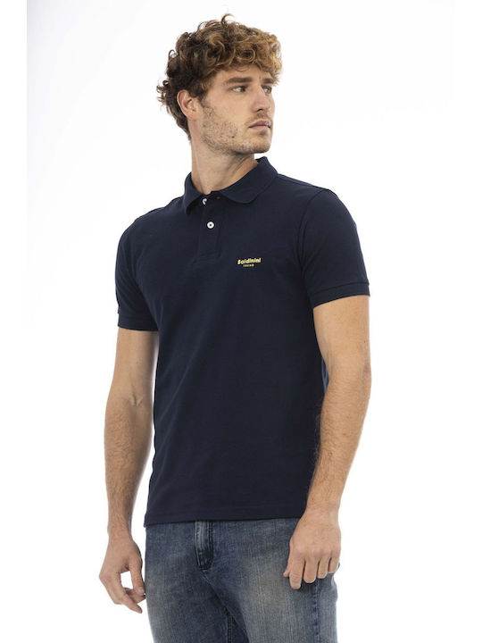 Baldinini Men's Short Sleeve Blouse Polo Blue