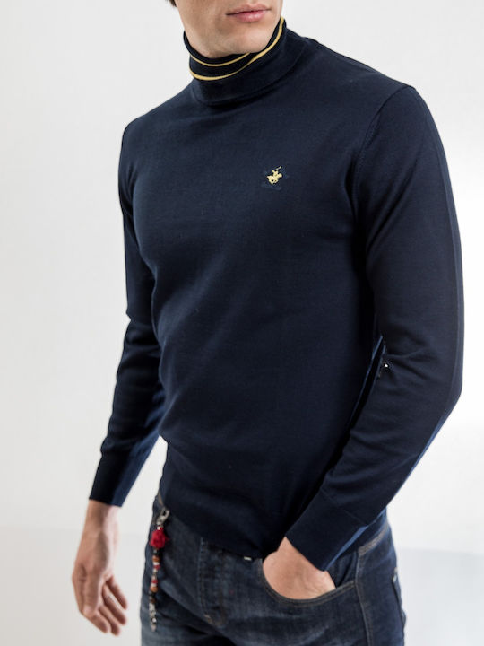 Beverly Hills Polo Club Turtleneck Blue