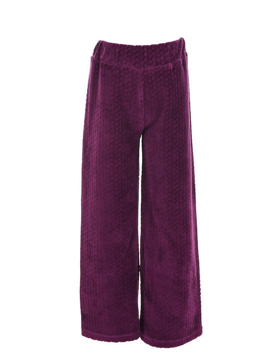 Joyce Set pentru copii cu Pantaloni Magazin online de iarnă 2buc Purple