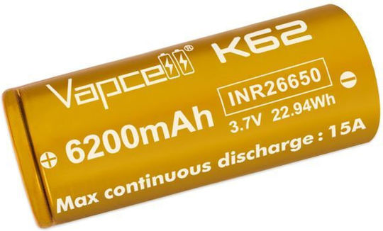 Vapcell Презареждаща батерия 26650 6200mAh 3.6V 1бр