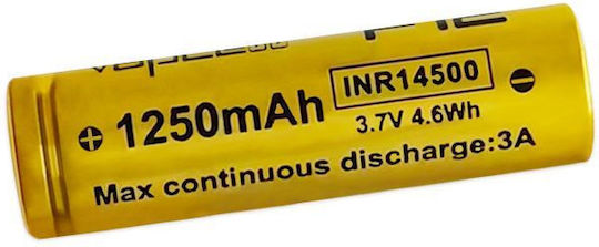 Vapcell Презареждаща батерия 14500 1250mAh 3.6V 1бр