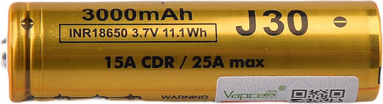 Vapcell Презареждаща батерия 18650 3000mAh 3.6V 1бр