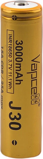 Vapcell Презареждаща батерия 18650 3000mAh 3.6V 1бр
