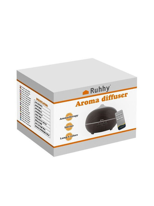 Ruhhy LED Aromatherapie-Diffusor Braun 400ml