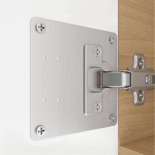 Malatec Repair plate Furniture Made of Stainless Steel 4pcs