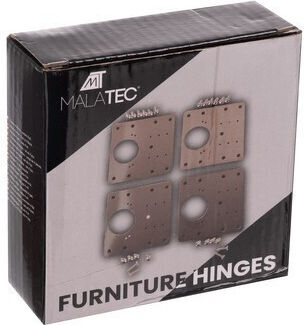 Malatec Repair plate Furniture Made of Stainless Steel 4pcs