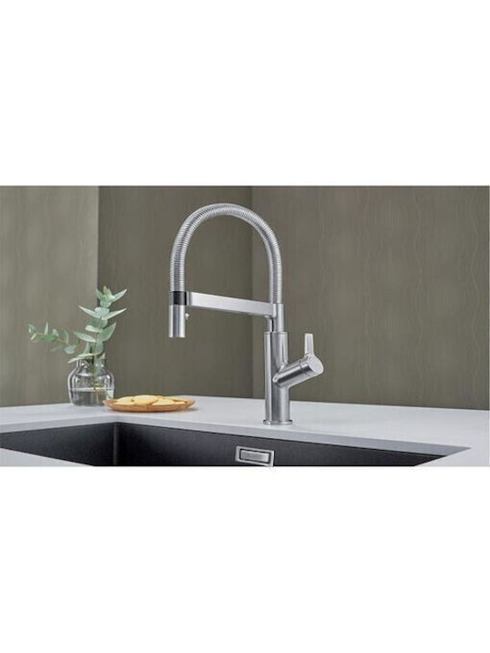 Blanco Solenta-S Kitchen Faucet Counter PVD Steel