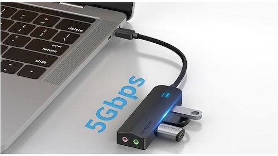 Vention USB 3.0 Hub 3 Anschlüsse mit USB-C Verbindung