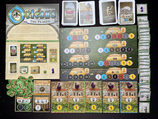 Game Expansion Orleans: The Plague for 1-5 Players 12+ Years Old (EN) Dlp Games