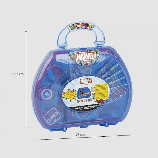Cerda Marvel Painting Set in Case 23x20.5cm 11pcs