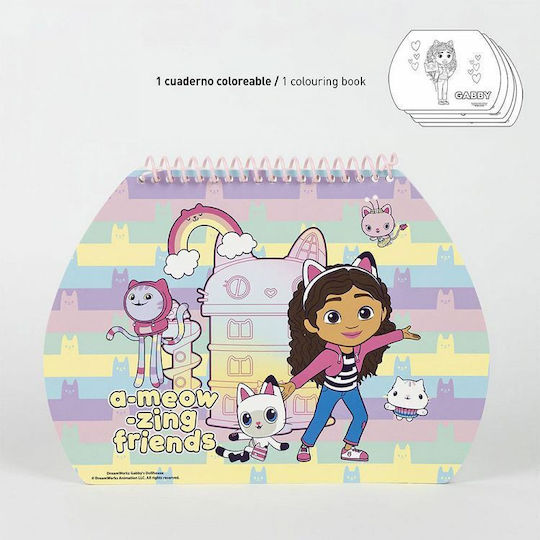 11-teiliges Mal- und Mappen-Set Gabby's Dollhouse