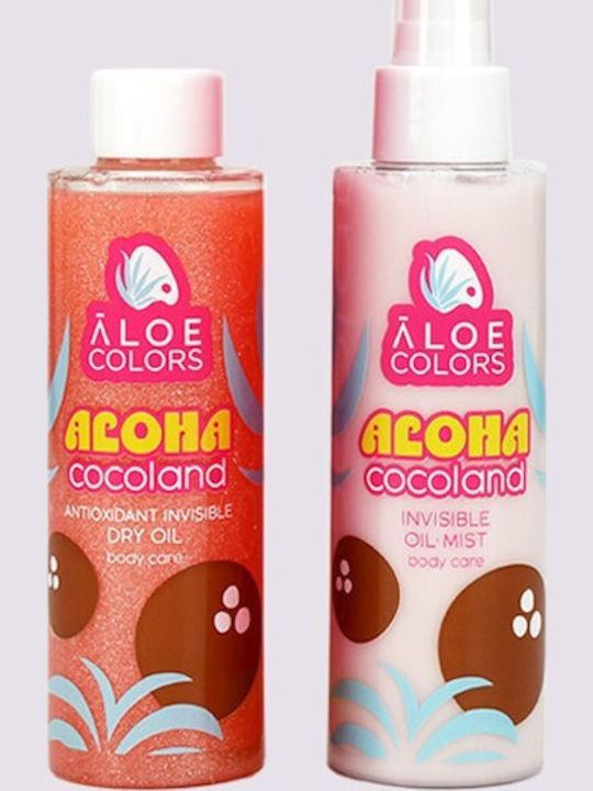 Aloe Colors Aloha Cocoland Set Hautpflegeset für Feuchtigkeitsspendend 2Stück