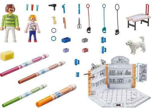 Playmobil Color Κομμωτήριο Σκύλων για 6-12 ετών